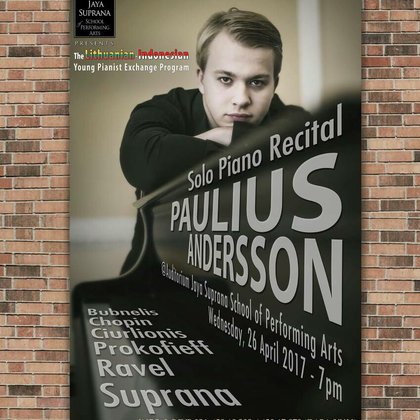 Paulius Andersson concert in Jakarta